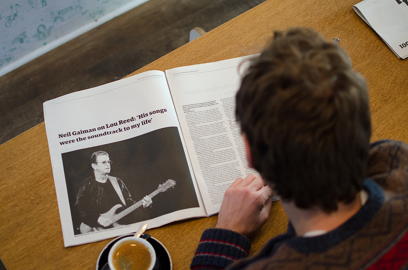 Illustration for article titled An Algorithmic Newspaper Published For Just One Coffeeshop in London